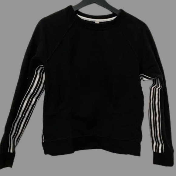 ATHLETA black and white striped top sweatshirt size small super stylish - Picture 6 of 9